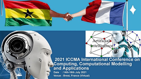 Dr. Kester Quist-Aphetsi from CRIAC Ghana Co-hosting the 2021 International Conference on Computing, Computational Modelling and Applications (ICCMA) with the Université de Bretagne Occidentale | UBO, France